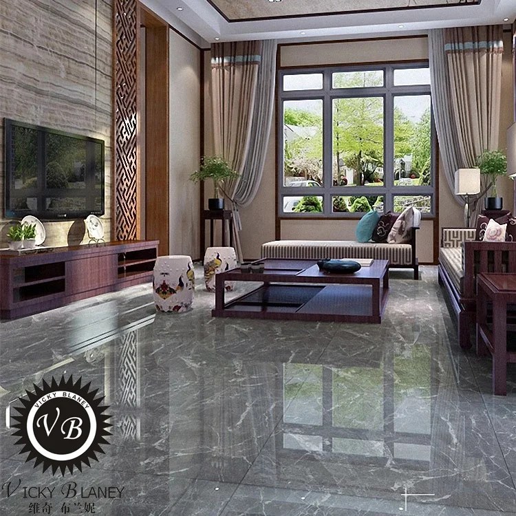Wholesale Floor Tile Full Polished Glossy Glazed Marble Look Vitrified