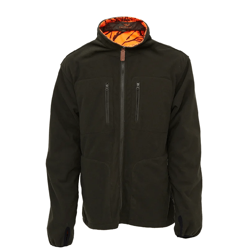 Outdoor Reversible Hunting Jacket Windproof Polar Fleece Outdoor Wear