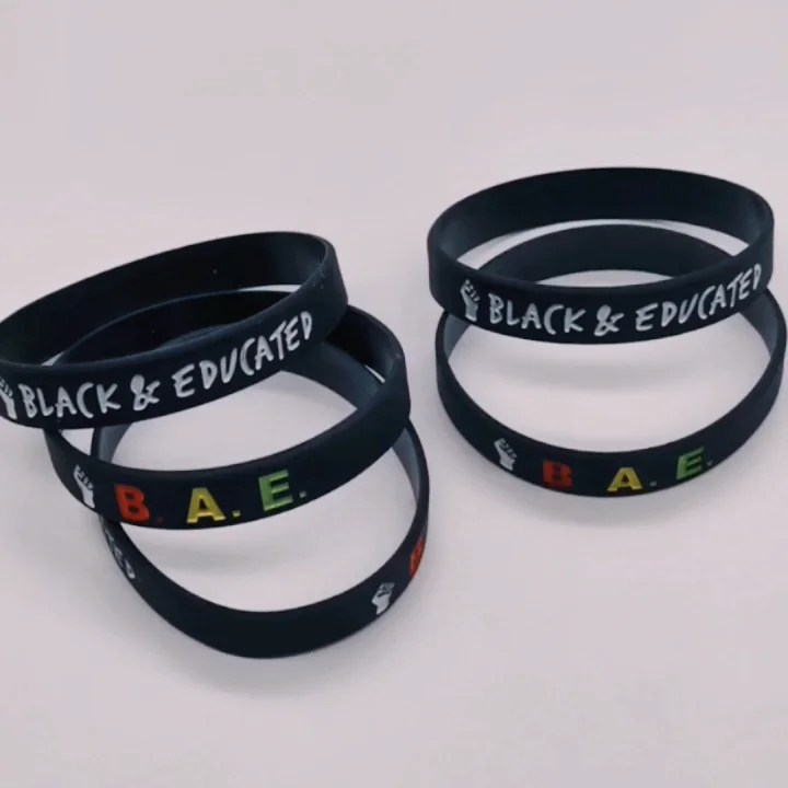 2020 Black Fist Symbol Bracelet Silicone Black Lives