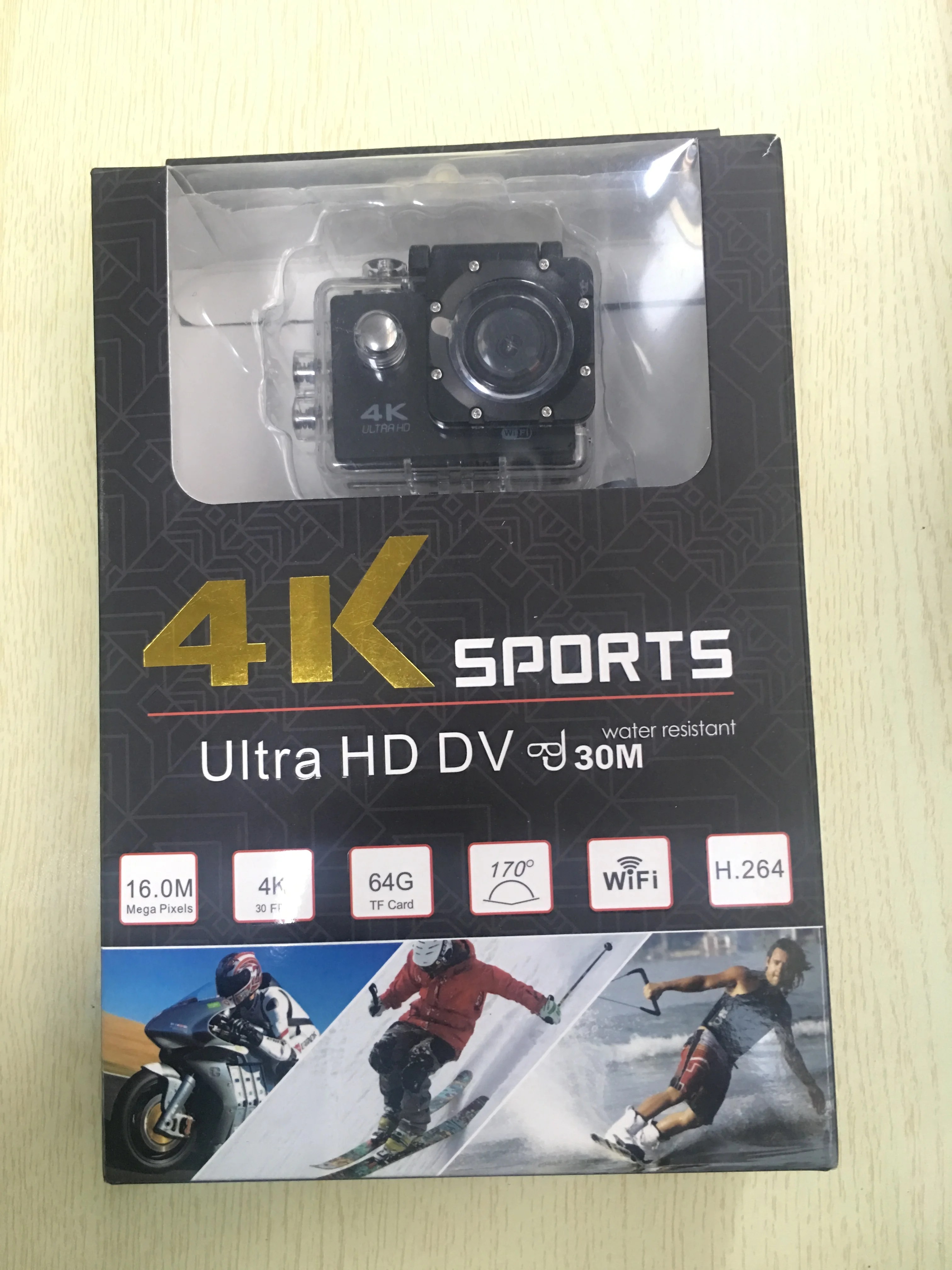 4k Sports Camera Wifi 16mp 170d Sport Dv Go Waterproof Pro Extreme