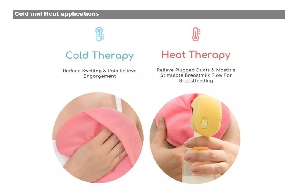 Breastcare Breast Therapy Gel Bead Ice Pack Reusable Hot/cold Therapy