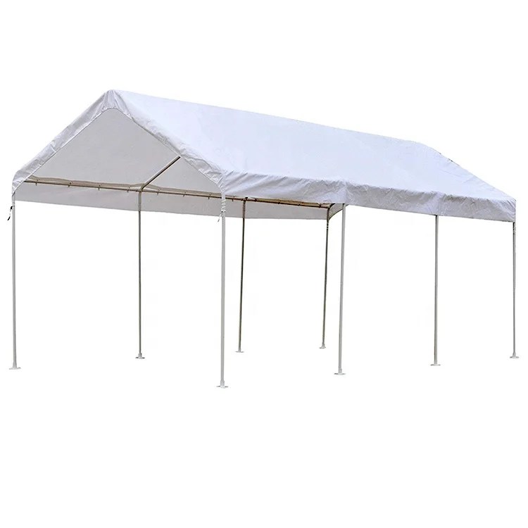 Popular Steel Frame Car Shelter Garage Canopy Galvanized Poles For