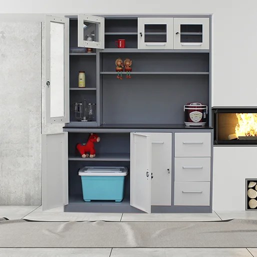 Cheap Portable Modular Steel Kitchen Price For Home Buy