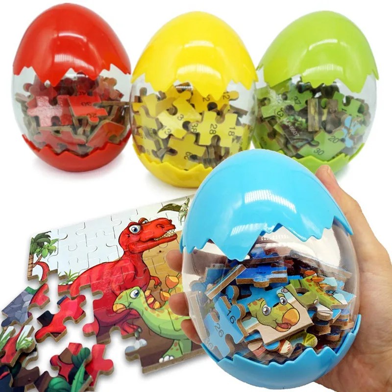 Dinosaur Egg Puzzles Jigsaw Puzzle Each With 60 Pieces Easter Eggs Surprise Eggs Dinosaur Toys