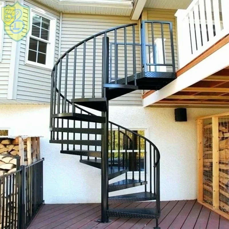 Wrought iron galvanized spiral staircase canada, View spiral staircase