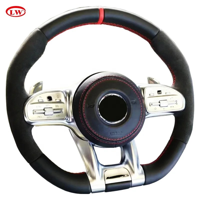 Car Steering Wheel Upgrade A.m.g For Mercedes Benz Amg Carbon Fiber