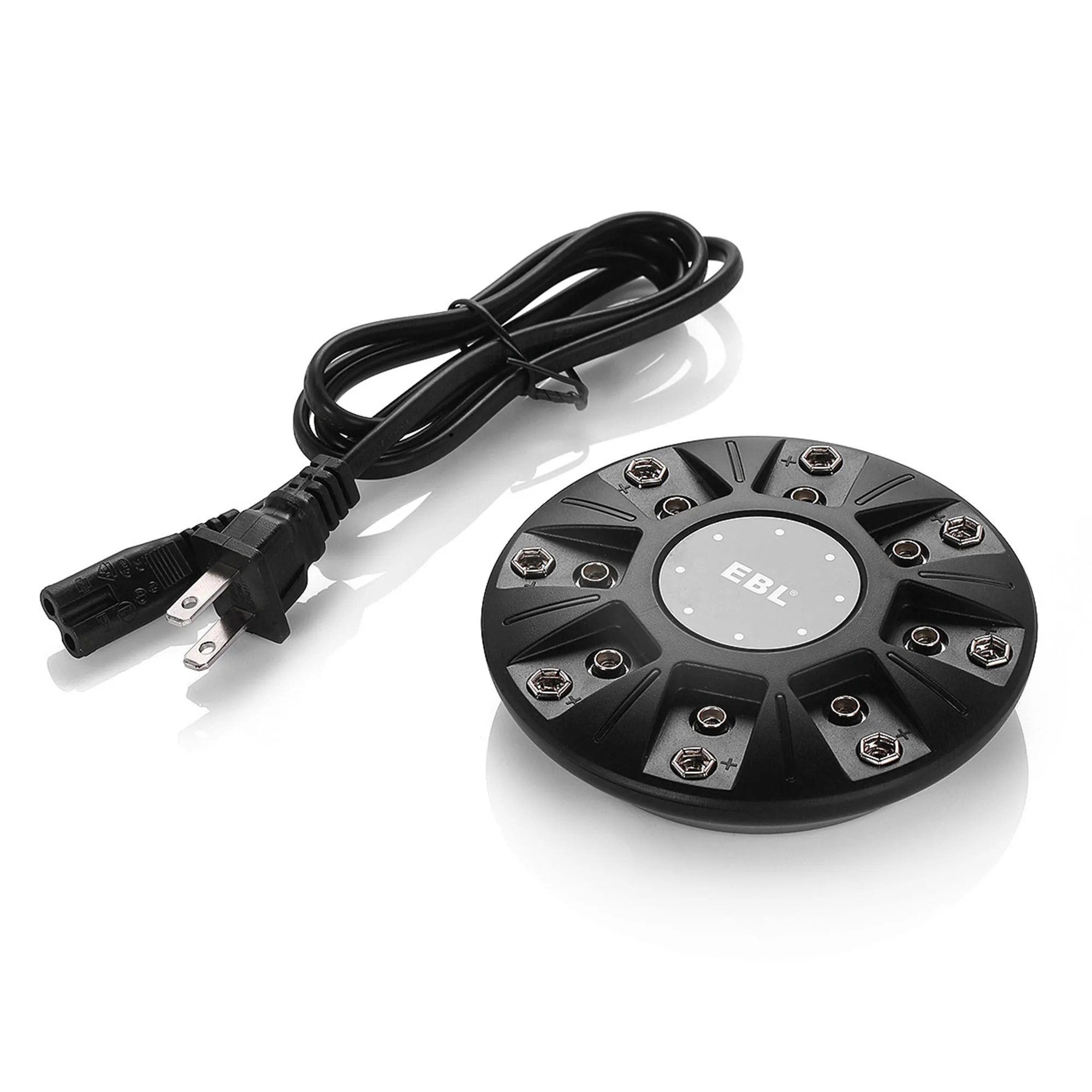 Ebl Professional & Portable Battery Charger For 1 To 8 9v Liion