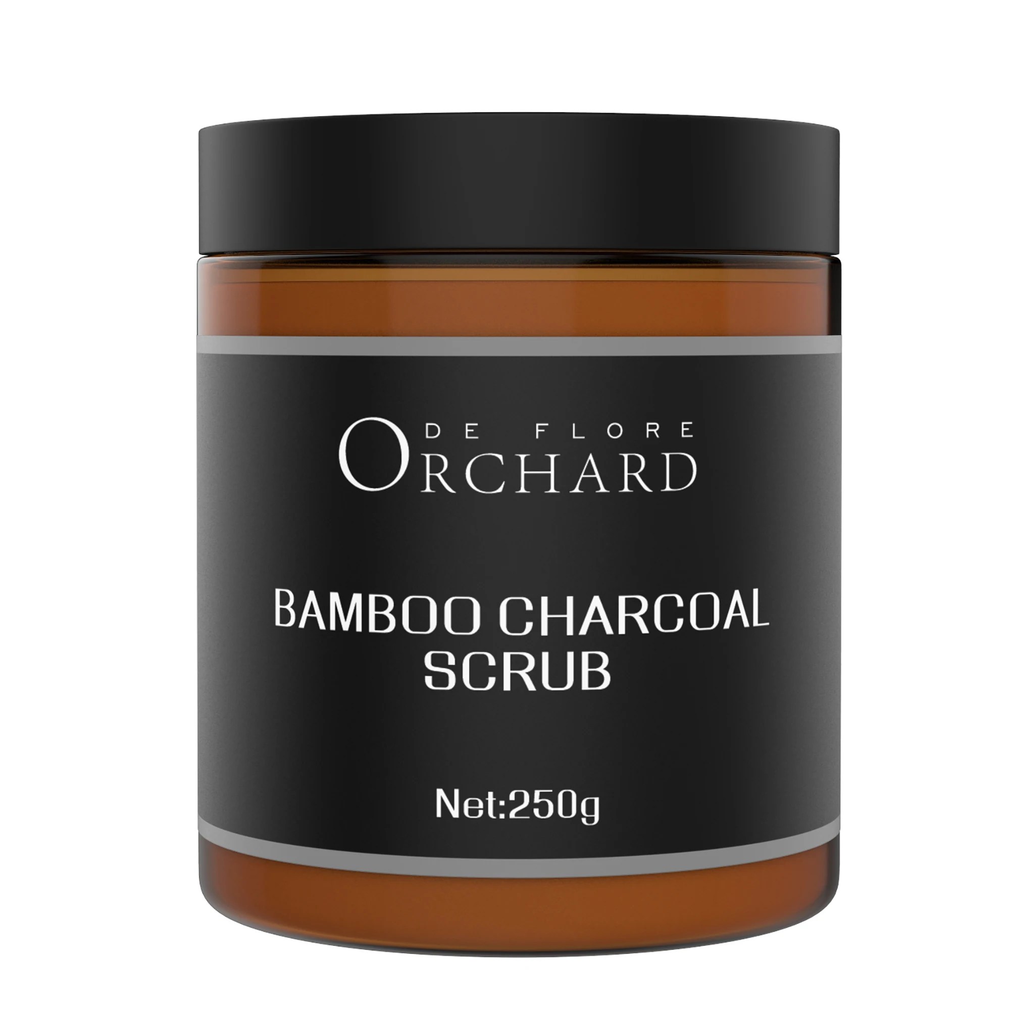 Private Label Activated Charcoal Body Scrub For Exfoliating And Skin