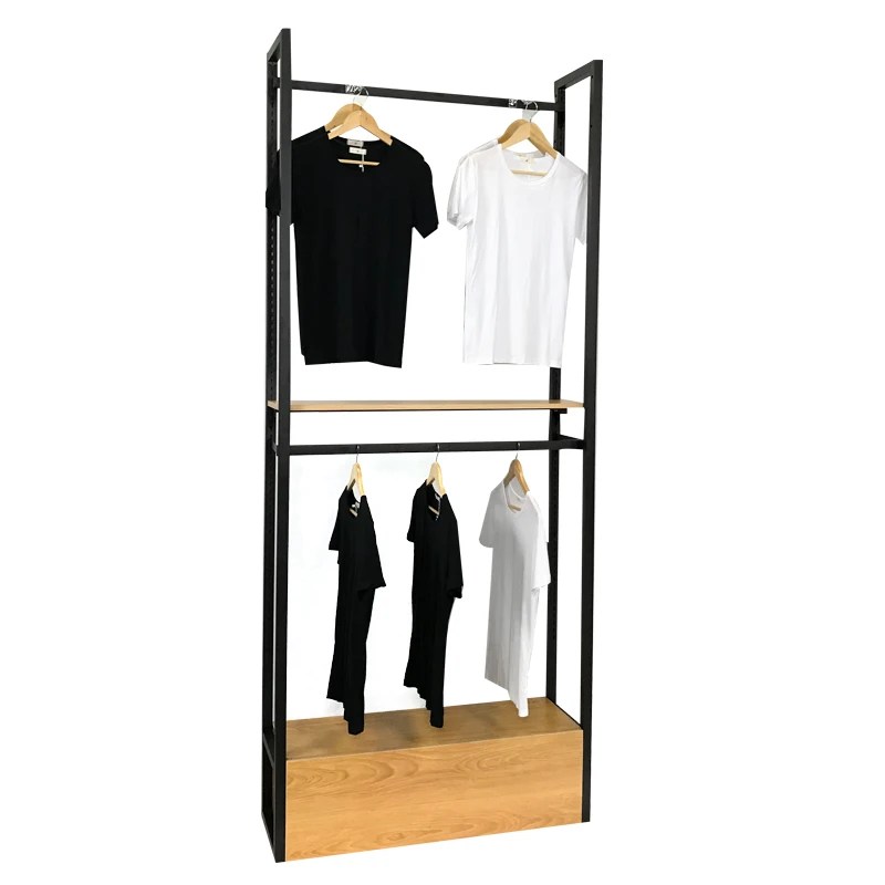 Modern Furniture Garment Display Rack Metal Hanging Stand Rack Retail