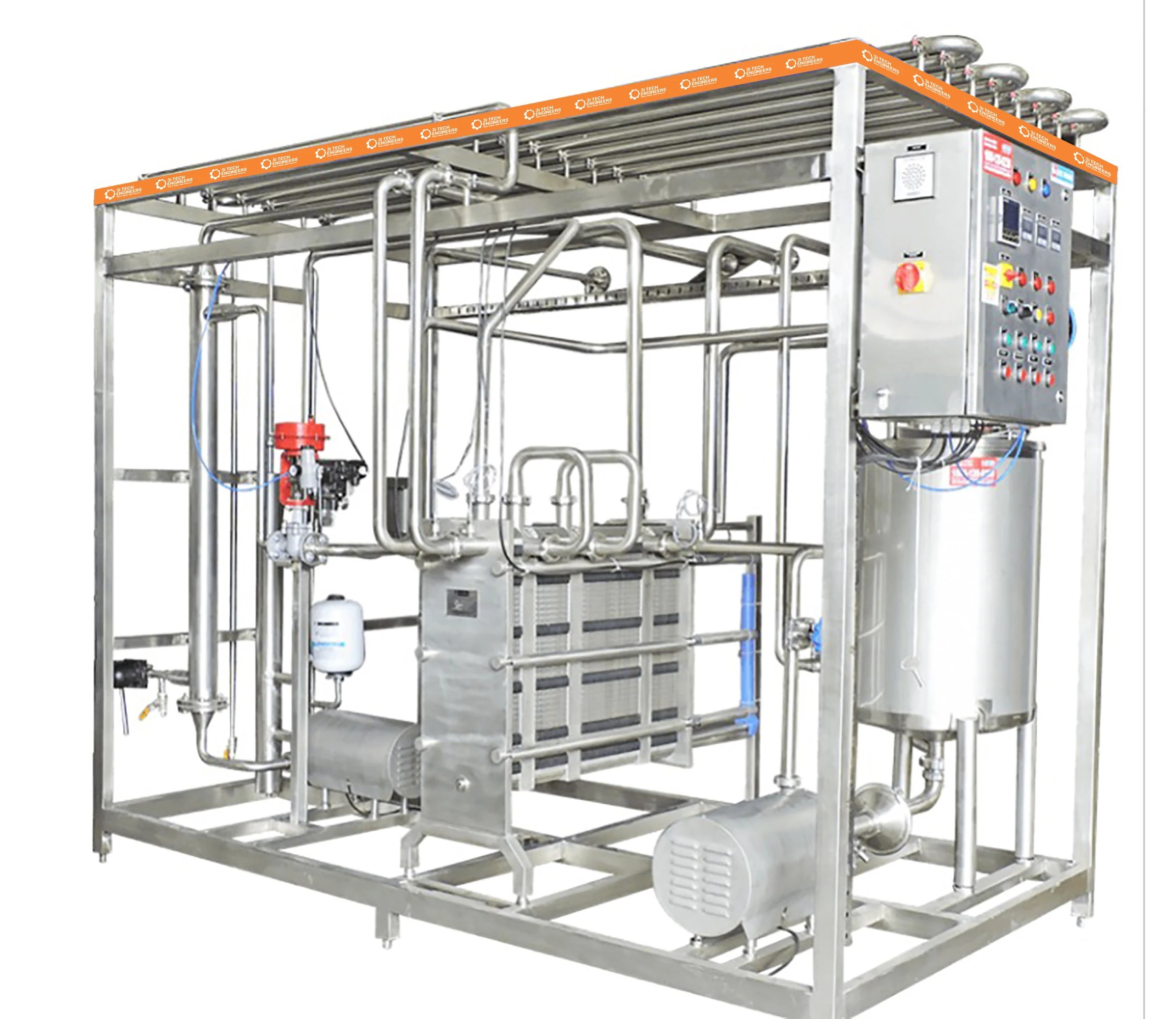 Milk Processing Plant 500lph Small Milk Processing Plant Tank Dairy