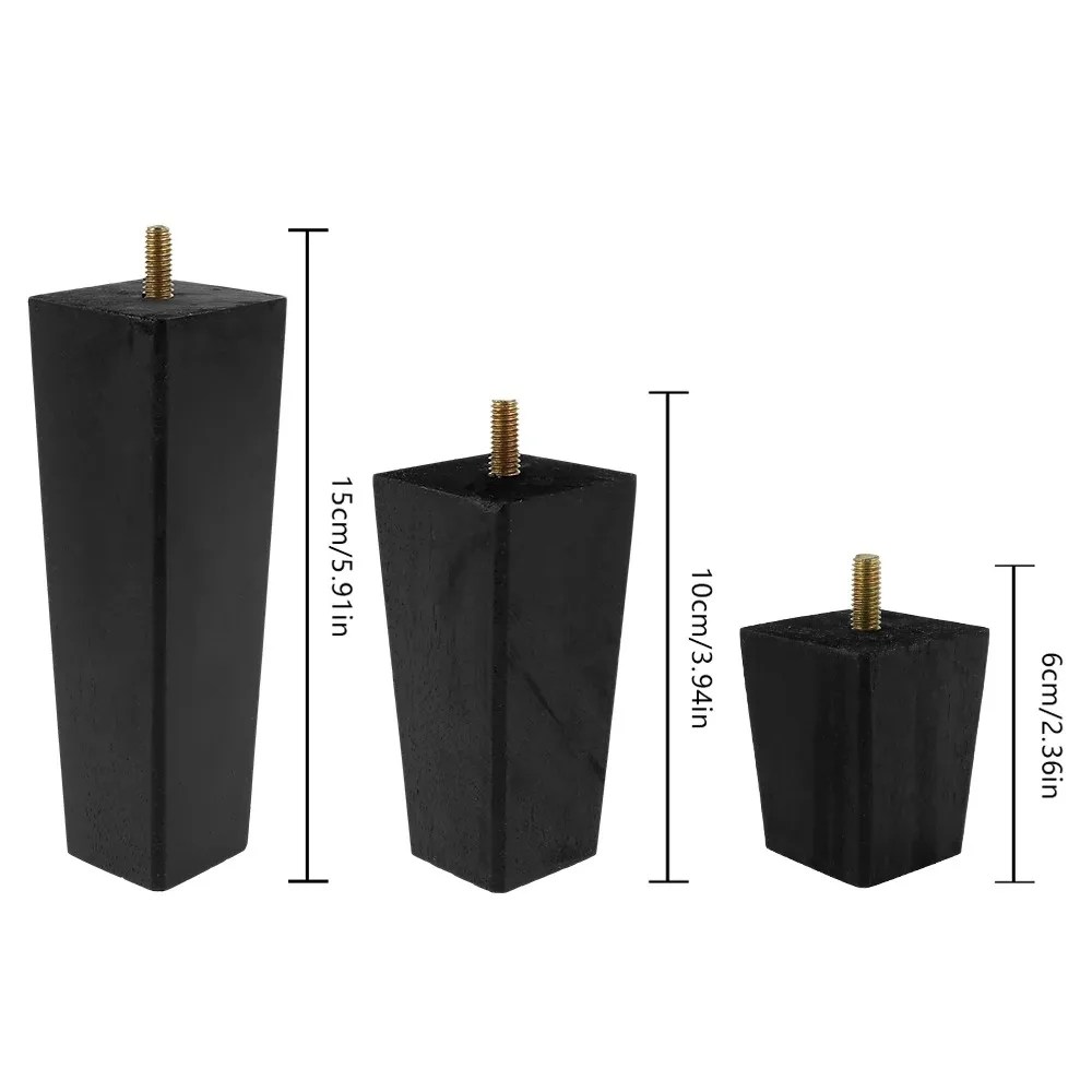 Couch Legs Tapered Feet Replacement For Legs For Furniture Or Sofa Legs