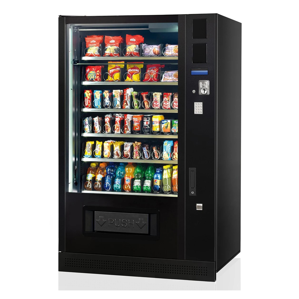 Cold Drink Vending Machine With Dual Zone Temp Control Available Buy