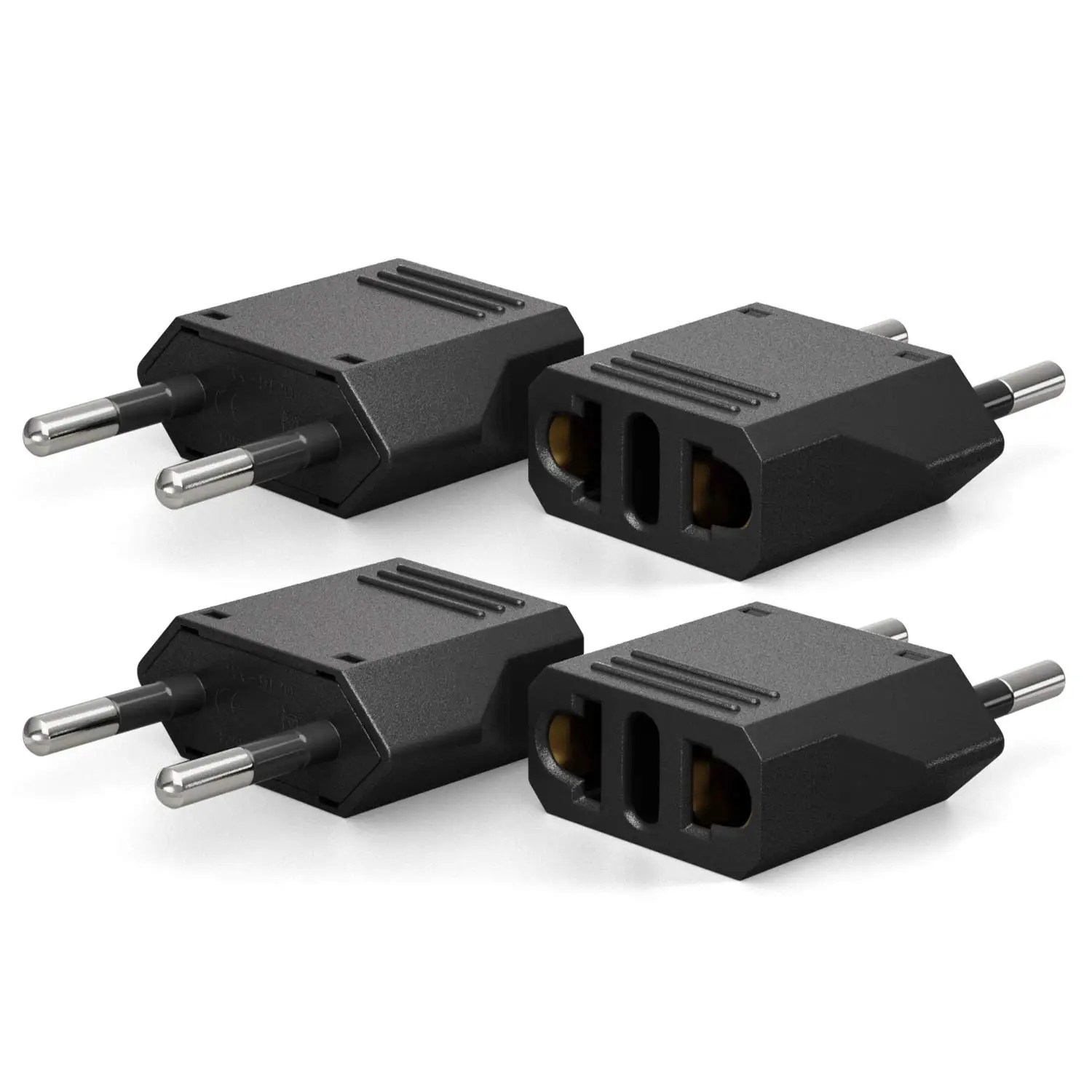 Premium Quality Unidapt European Travel Plug Adapters Us To Europe