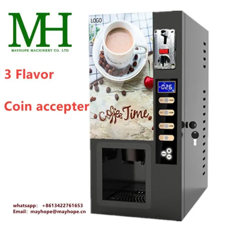 Commercial Automatic Coffee Vending Machine Instant Coffee Makers