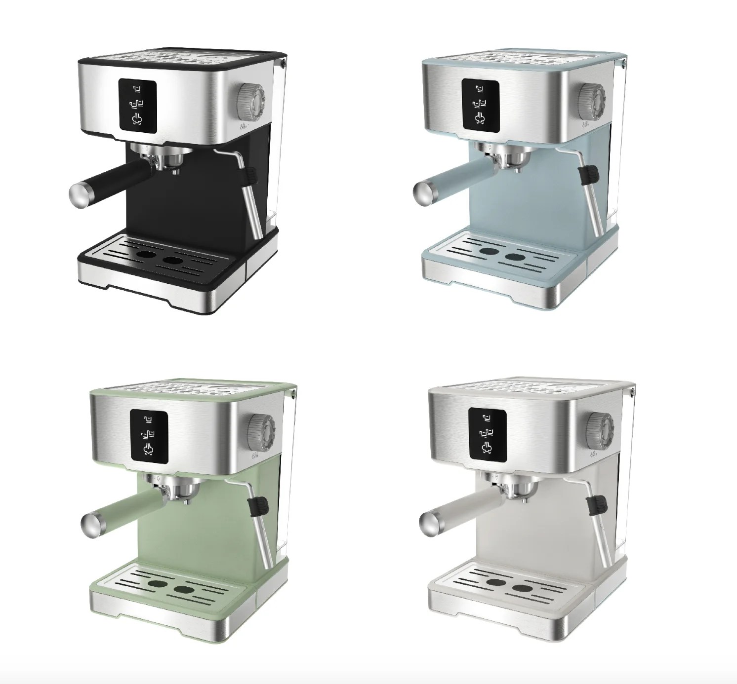 Coffee Servers Espresso Machine,Espresso Maker With Milk Frother Steam