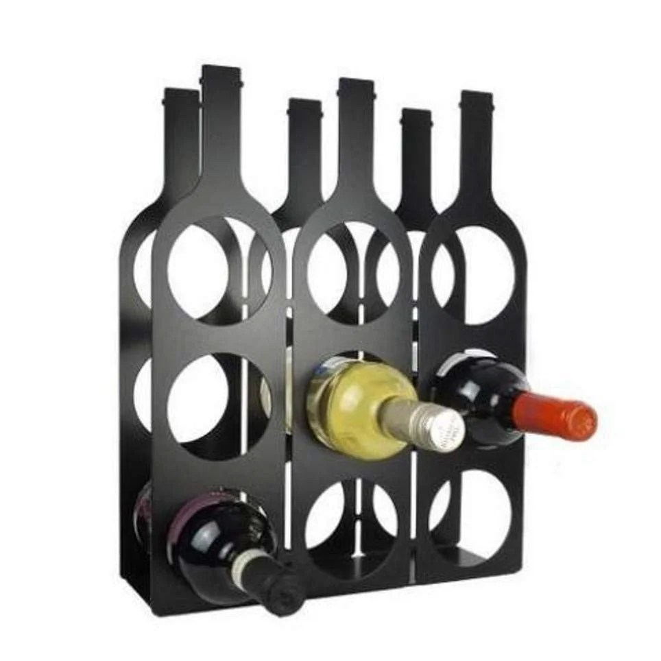 Tricycle Art Wrought Iron Wine Rack Hold 1 Wine Bottles Tabletop