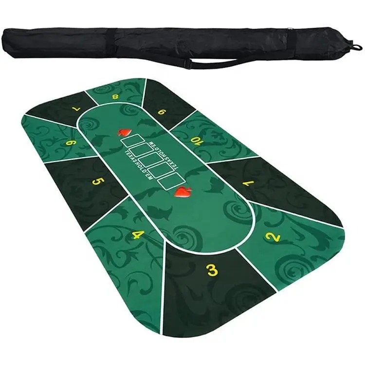 Modern Luxury Portable Folding Poker Table Mat Customized Modern