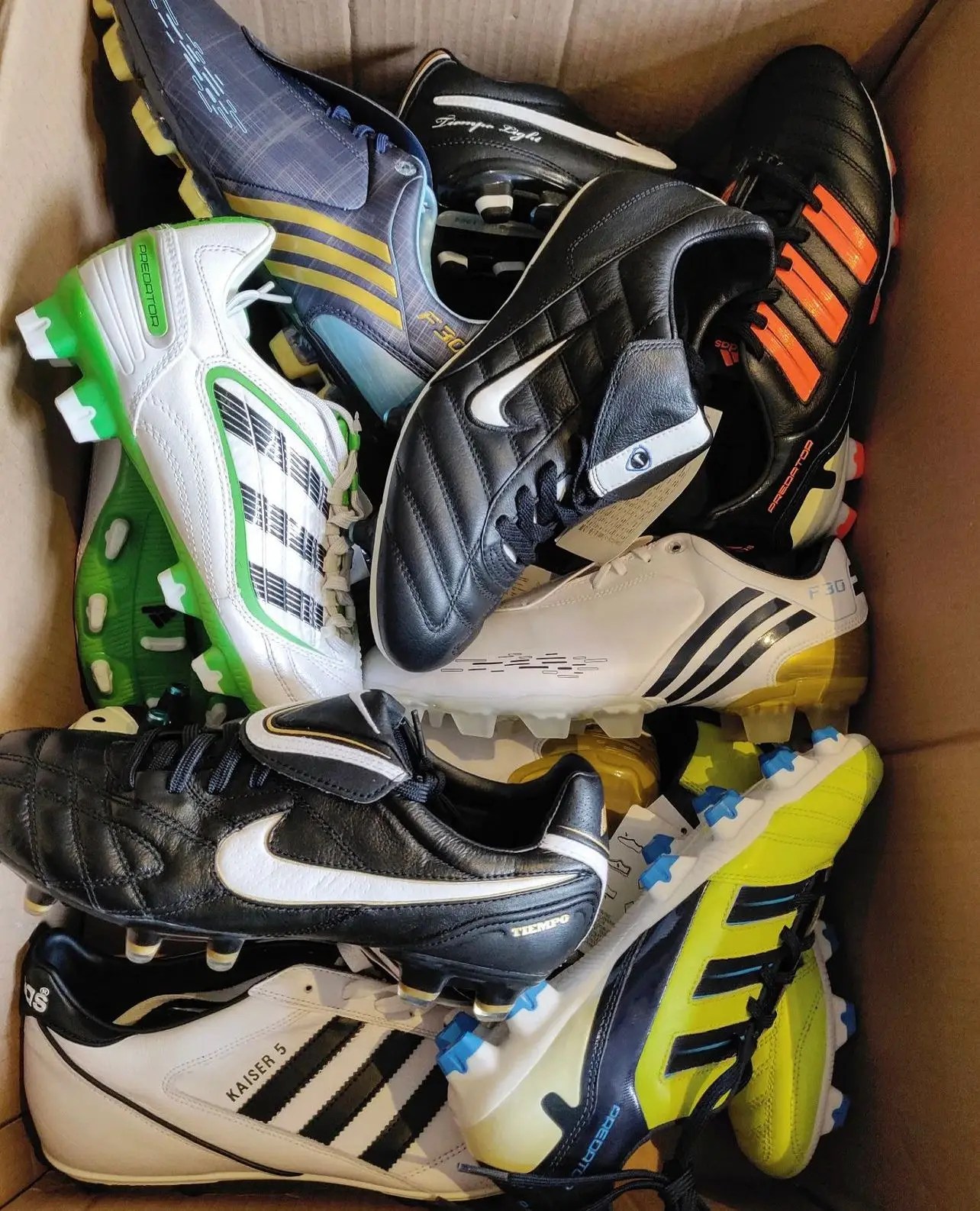 Buy Clean Fairly Used Sport Shoes For Football/soccer For Sale At Cheap