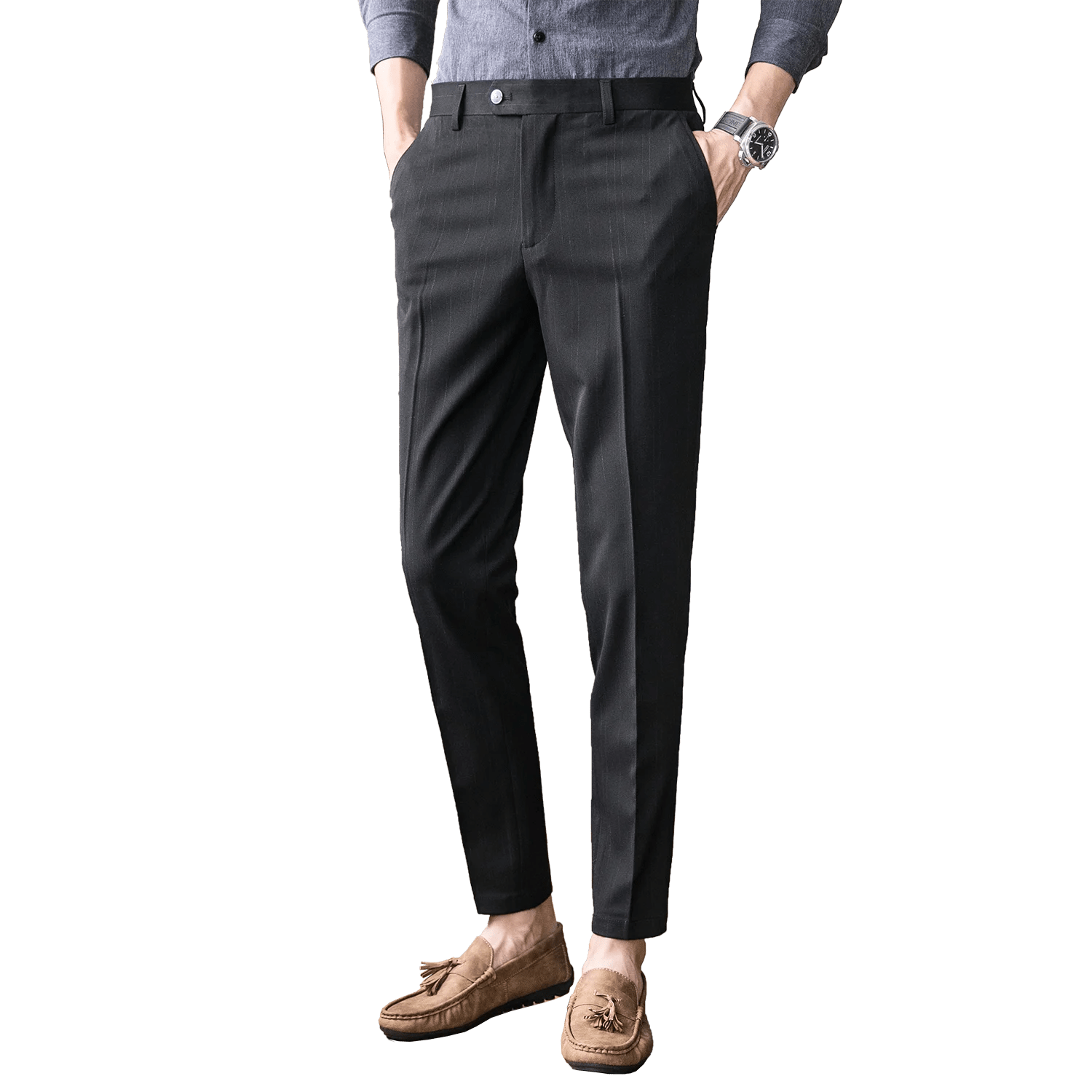 Aggregate more than 75 black pants suit men best in.eteachers