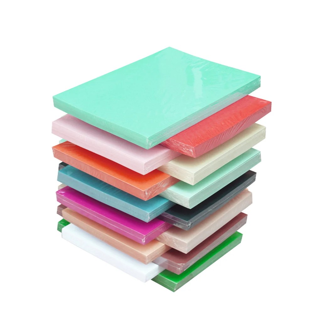 Custom Printing Cardboard Cardstock Cards Construction Hard Colorful A4