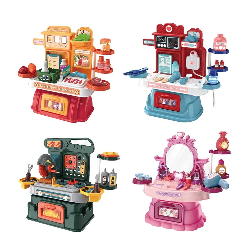 Oem/Odm Mainan Anak Luxury Supermarket Makeup Pretend Play Toy Doctor Tool Kitchen Toys - Buy Kitchen Toys,New Toys Children For Kids Girls Children's Makeup Toys Kitchen Set Toy Childrens Kitchenette Growing Toys,Educational