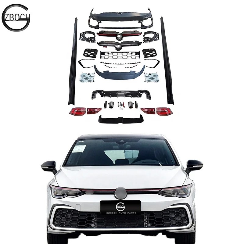 Wholesale Bodykit For Vw Golf 8 Mk8 Upgrade Gti Body Kit Golf 8 Gti Car