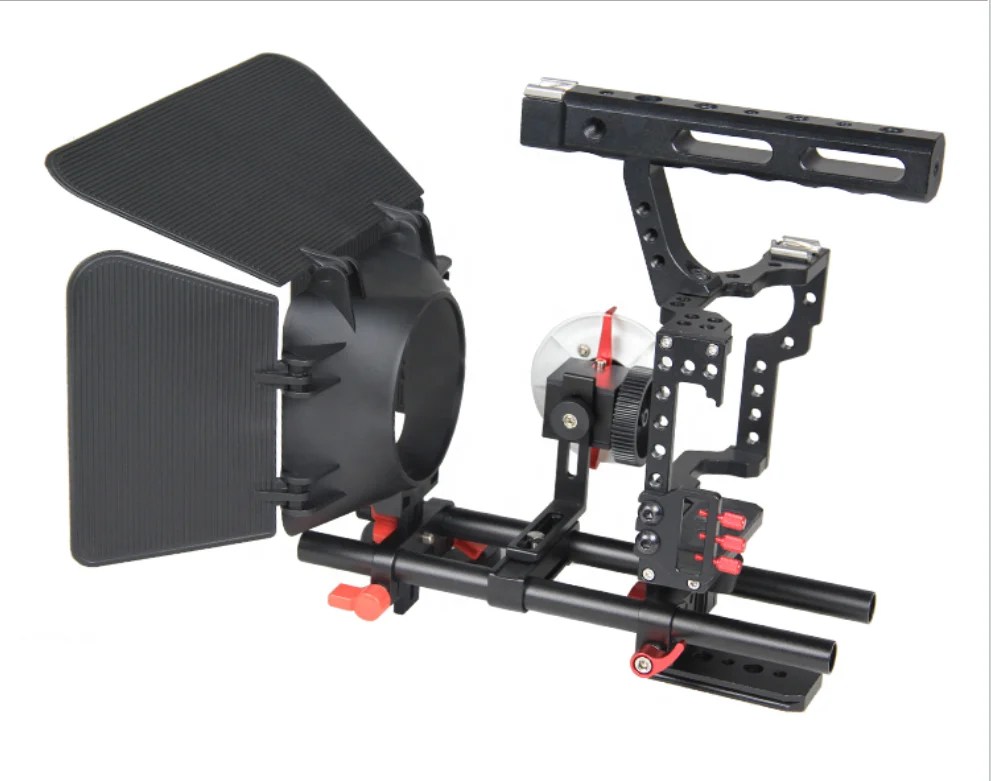 Camera Cage Kit With Follow Focus Matte Box For A7 Cage Set For Dslr Gh4 A7s A7 A7r A7rii A7sii