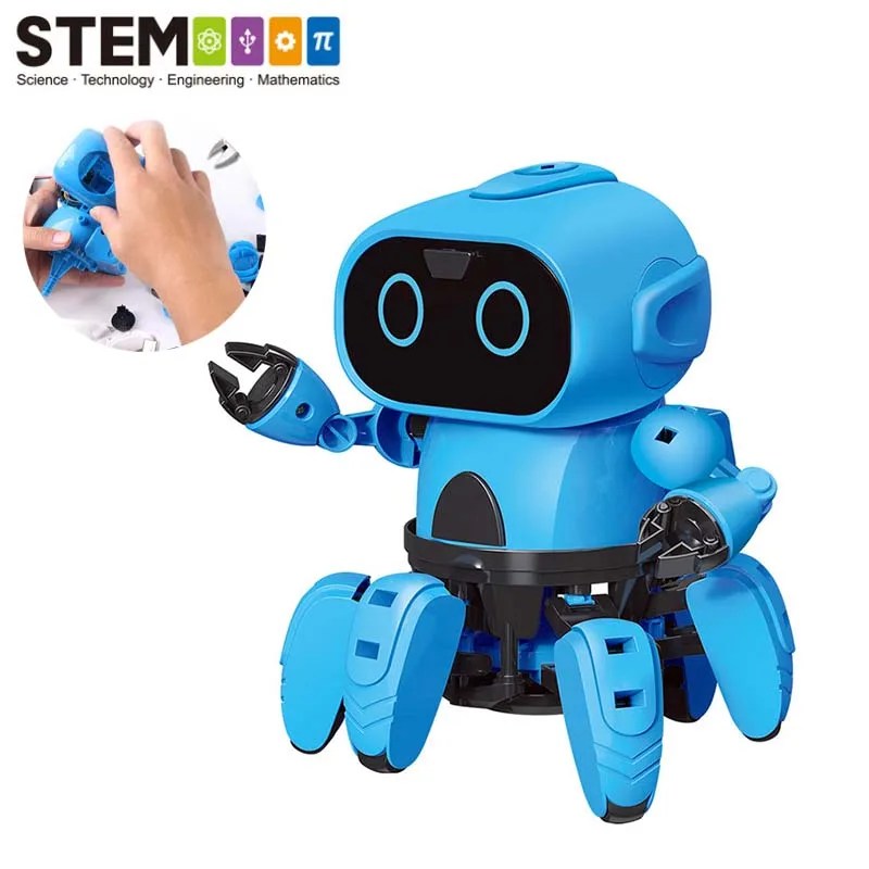 Mainan Robot Gestur Tech,Mainan Robot Rakit Interaktif,Mainan Robot Edukasi Diy Enam Kaki - Buy Anak Robot Kit Robot Awal Untuk Anak-Anak Belajar Berbicara Mainan Pendidikan Mainan Cerdas Pendidikan Robot,Menari De Smart Juguete