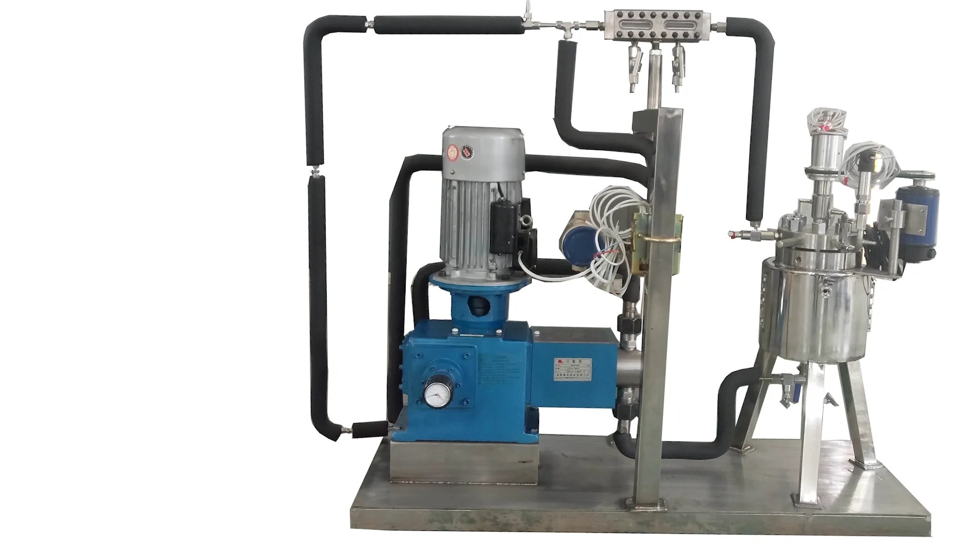 50l Lab Scale Plastic Pyrolysis Reactor To Fuel Diesel Oil Distillation