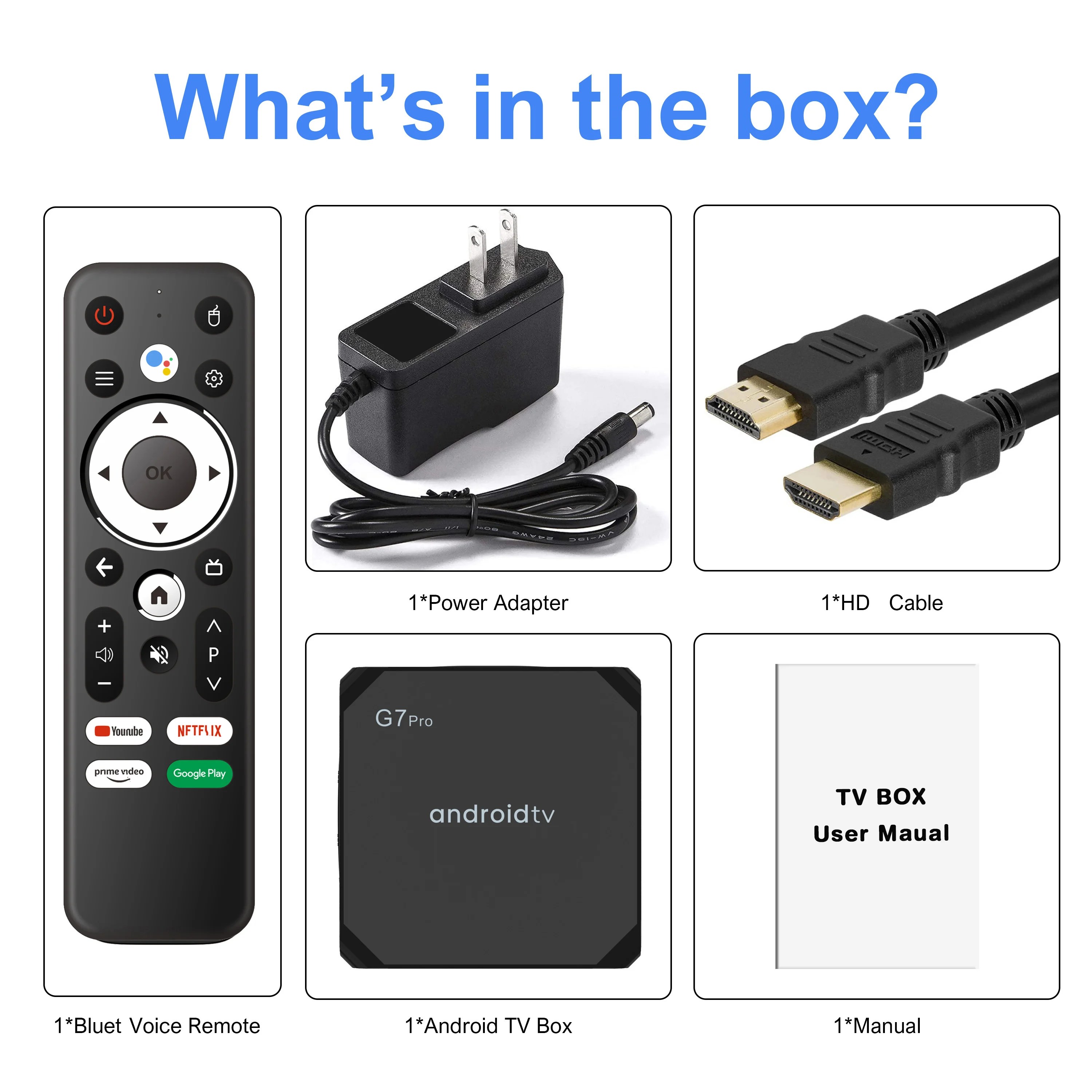New G7pro android atv box 4K Android 11 Amlogic S905Y4 ATV 5G dual WIFI