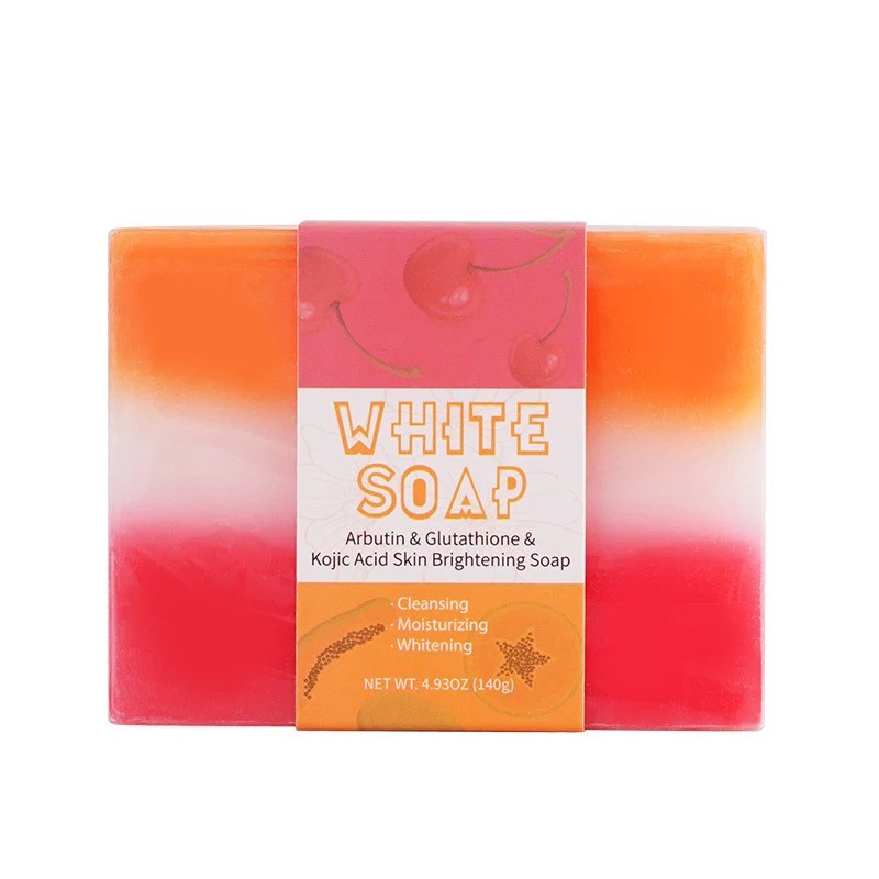 140g Arbutin Glutathione Kojic Acid Soap Papaya Bath Toilet Whitening