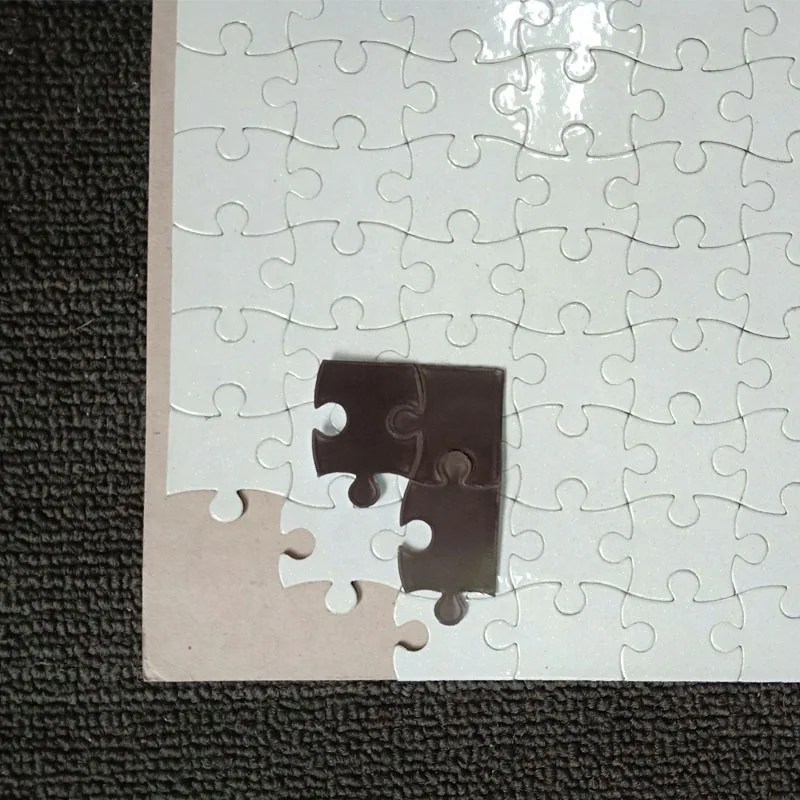 120pcs A4 Hot Selling Custom Blank Sublimation Puzzle Blanks
