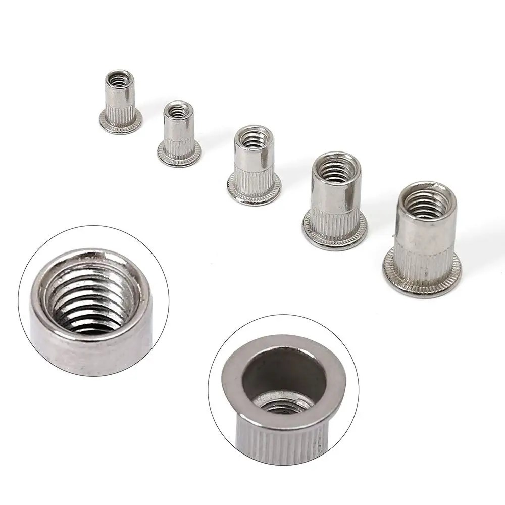 Flat Head Knurled Rivet Nuts Stainless Steel, China Flat Head Knurled