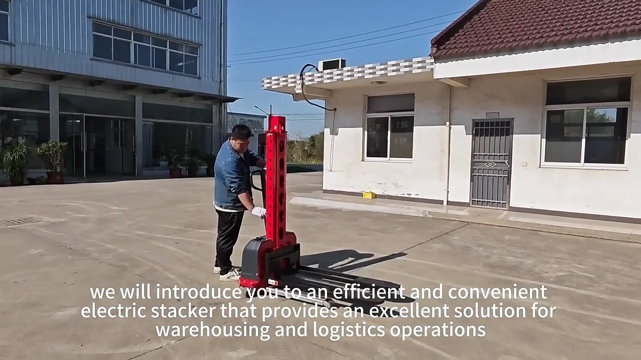 Jg Warehouse Pallet Lifter Electric Stepbystep Stacker Forklift Buy