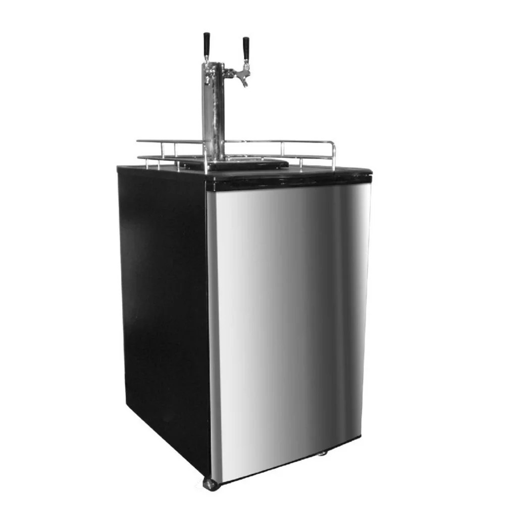 Enfriador de cerveza Kegerator y barril de tamaño completo con