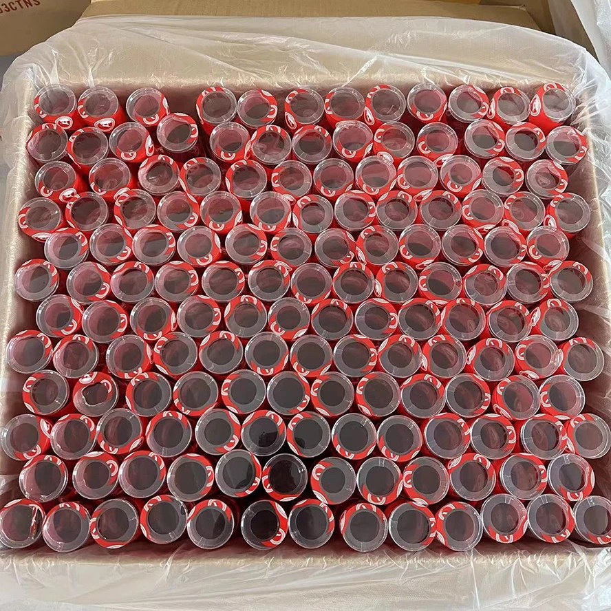 Holiday Plastic Candy Cane Candy Container Empty Clear Plastic Candy