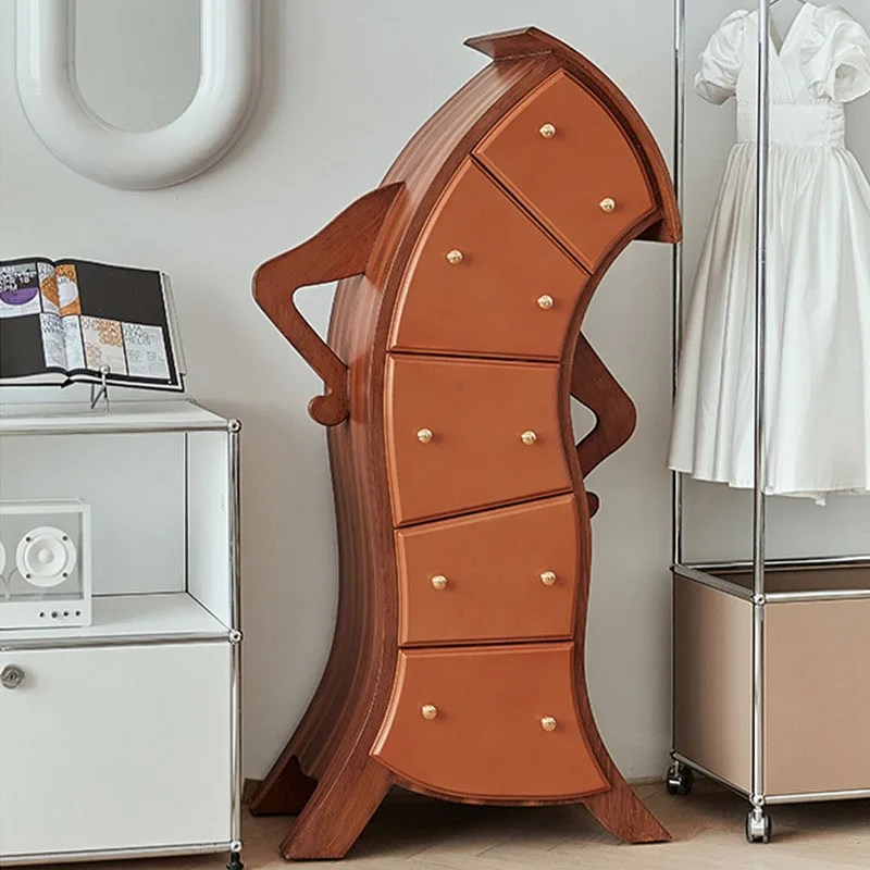 Modern Luxury Solid Wood Solid Wood Living Room Storage Drawer