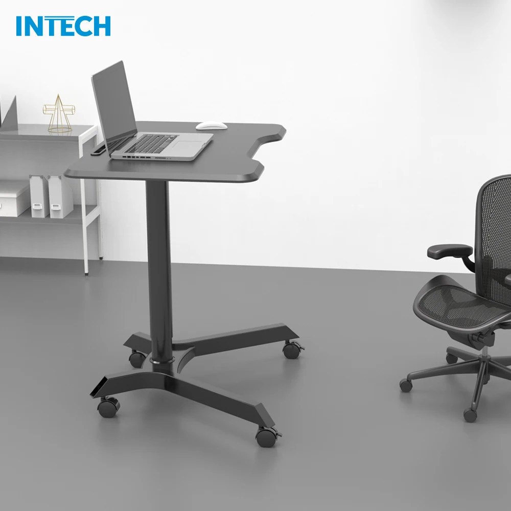 Gas Lift Adjustable Pneumatic Desk Lift Office Modern Adjustable Stand