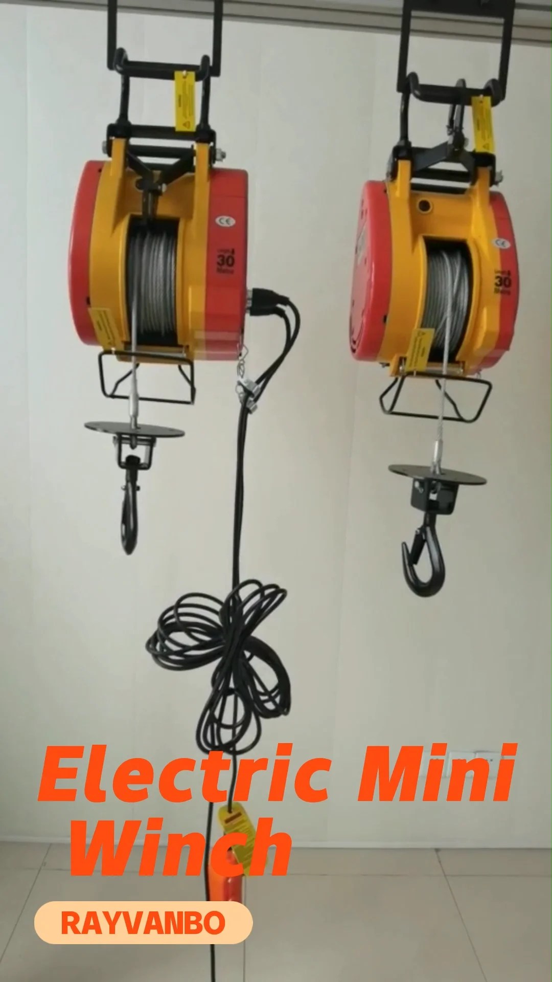 Mini Winch Using Industrial Grade Highefficiency Carbon Brush Motor