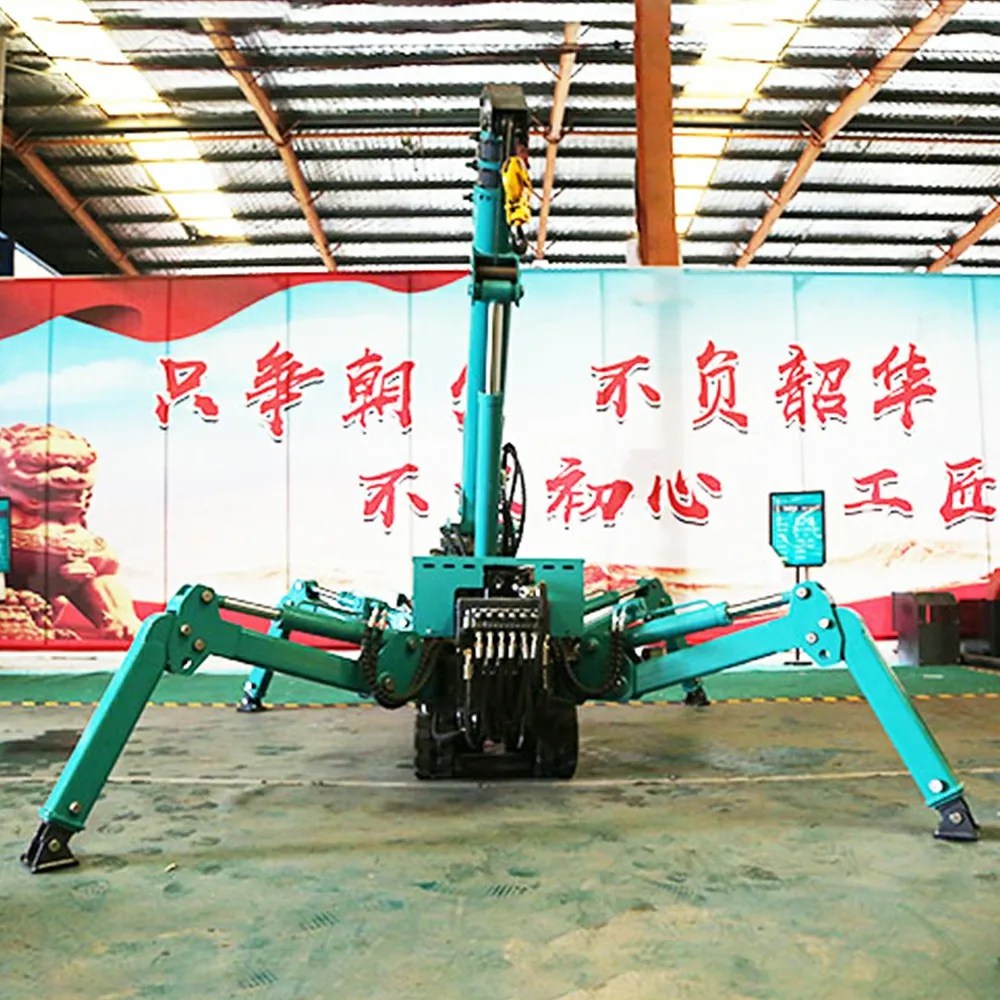 Mini Crane Lift Small Hydraulic Spider Crane Lifting Capacity Mini