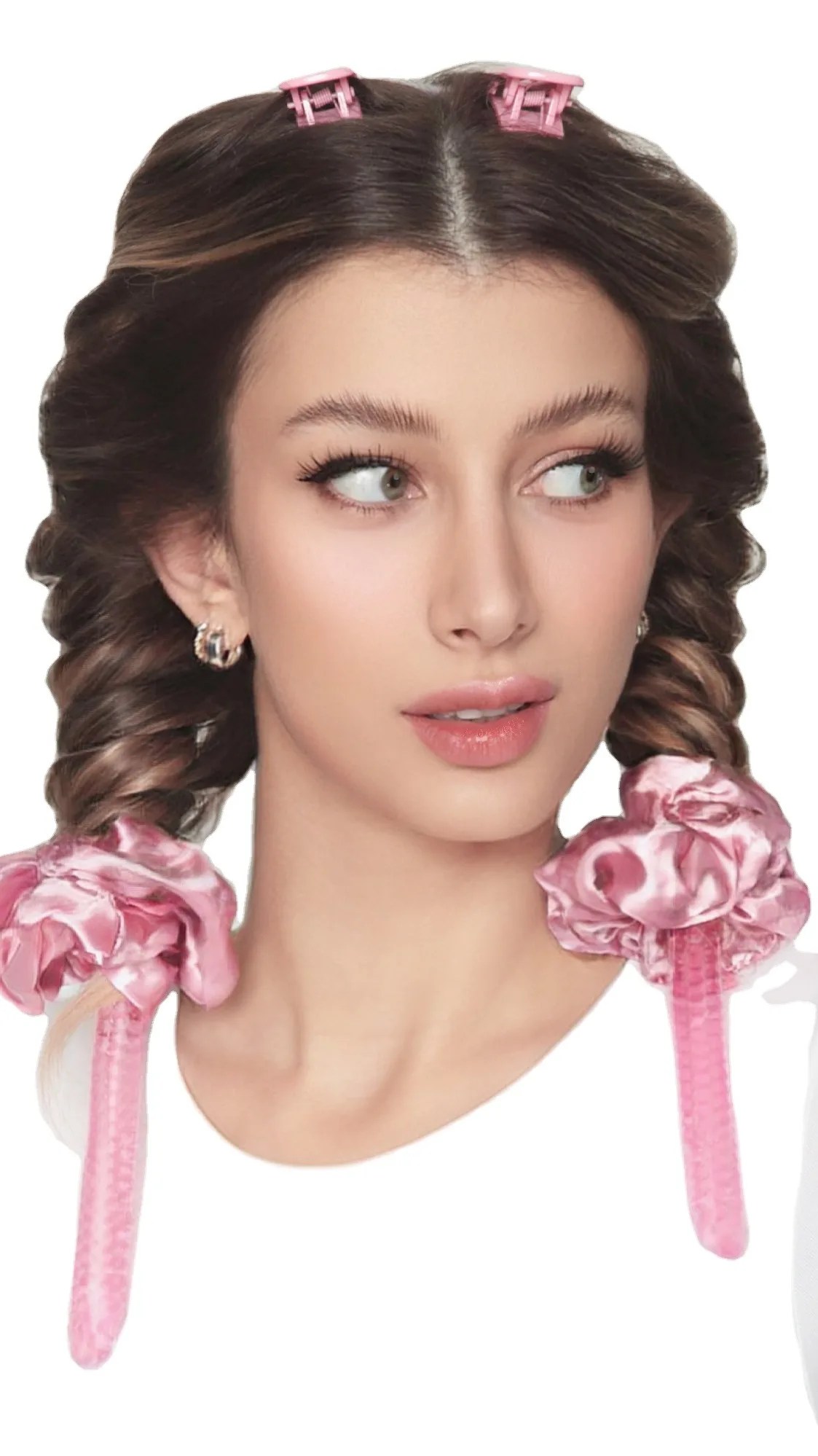 2023new Low Heat Waver Hair Roller For Damage Free Curls Magic Curling Rod Headband Wrap