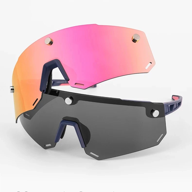 Rockbros Uv400 Changepiece Split Bicycle Glasses Tr90 Frame