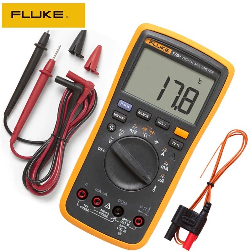 Fluke 17b Plus Professional Digital Multimeter Polymeter Tester