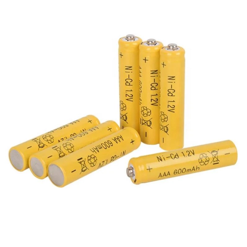 Baterai Isi Ulang Aa 600Mah 1.2V Ni Cd Untuk Lampu Surya Biaya Rendah - Buy Aa 600Mah 1.2V Ni Cd Baterai Isi Ulang,1.2V Ni Cd Battery Aa 600Mah 1.2V Ni Cd Product