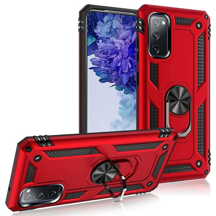Kelas Militer Drop Pelindung 360 Pemegang Cincin Ponsel Magnetic Case Kembali Cover Untuk Samsung Galaxy S20 Fe Case Cover - Buy Ring Case Untuk Samsung S20 Fe Tahan Guncangan Case Untuk Samsung