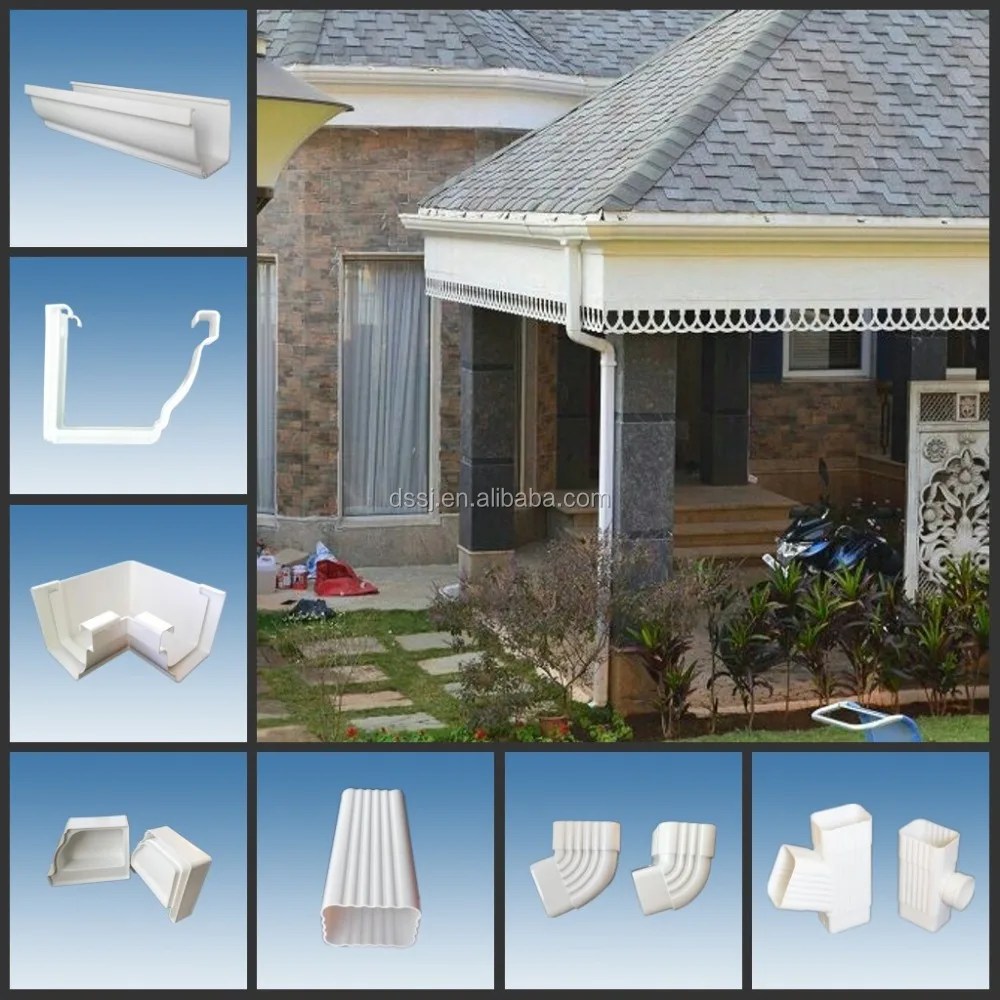 New Design Rain Water Collector/pvc Rain Gutter /pvc Downspout Buy