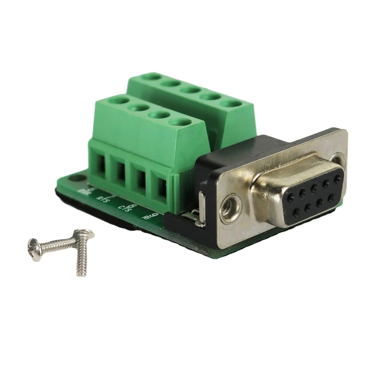 Aismartlink Db9 Breakout Connector Rs232 Serial 9 Pin Connector Db9 Terminal Female With Screw
