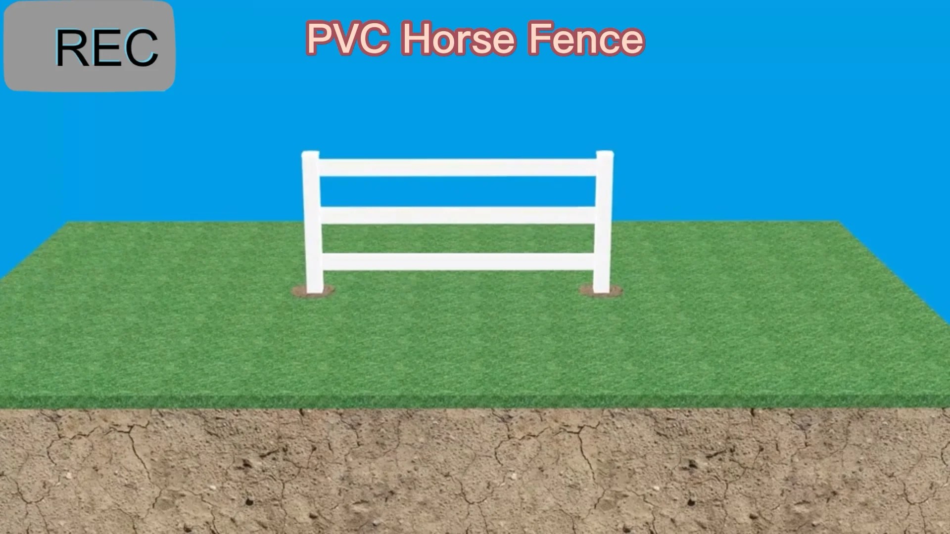 High Security Outdoor Farm Animal Livestock Fence White Plastic Split