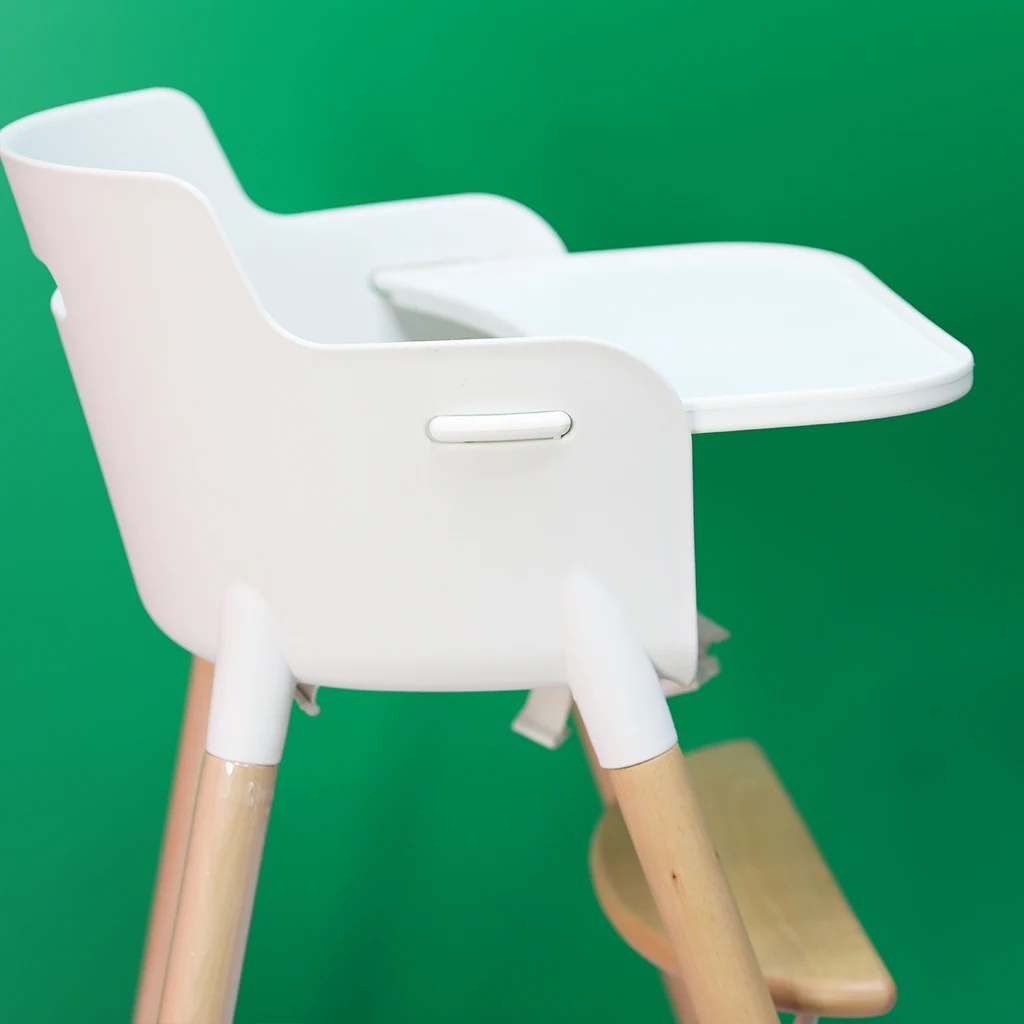 2022 Modern Plastic Baby Eating Food Sitting High Chair With Collapsible Wooden Leg Buy Baby