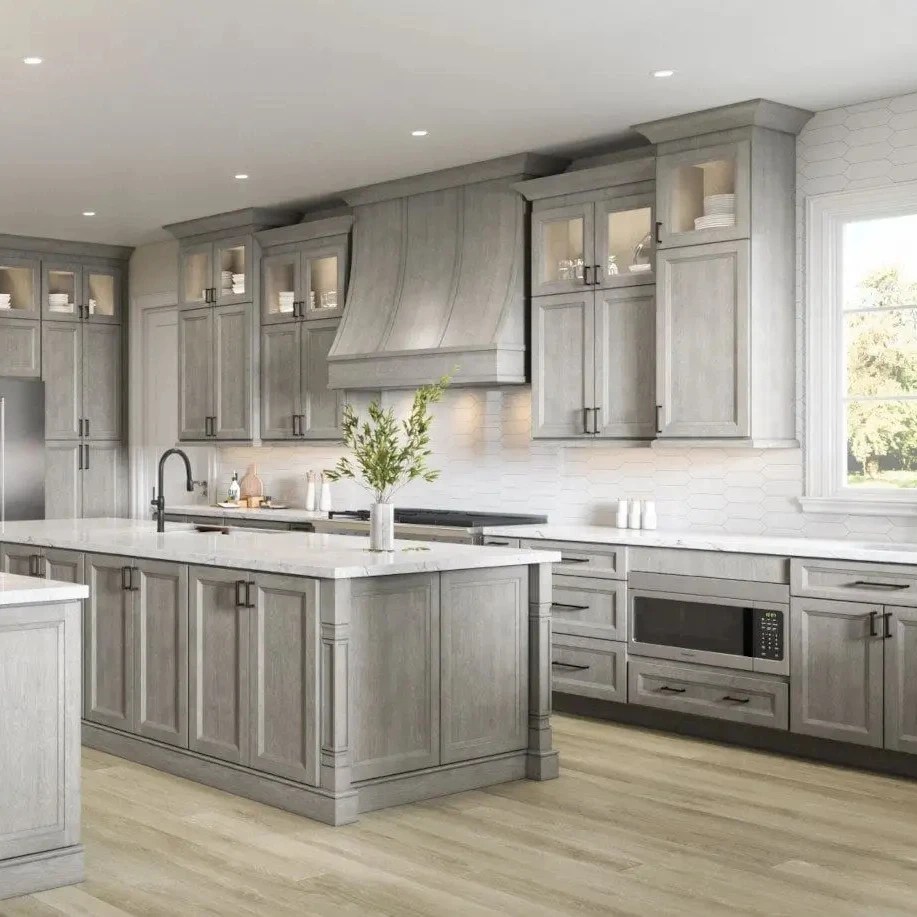 CBMmart Wholesale Kitchen Villa Luxury Solid Wood Customized